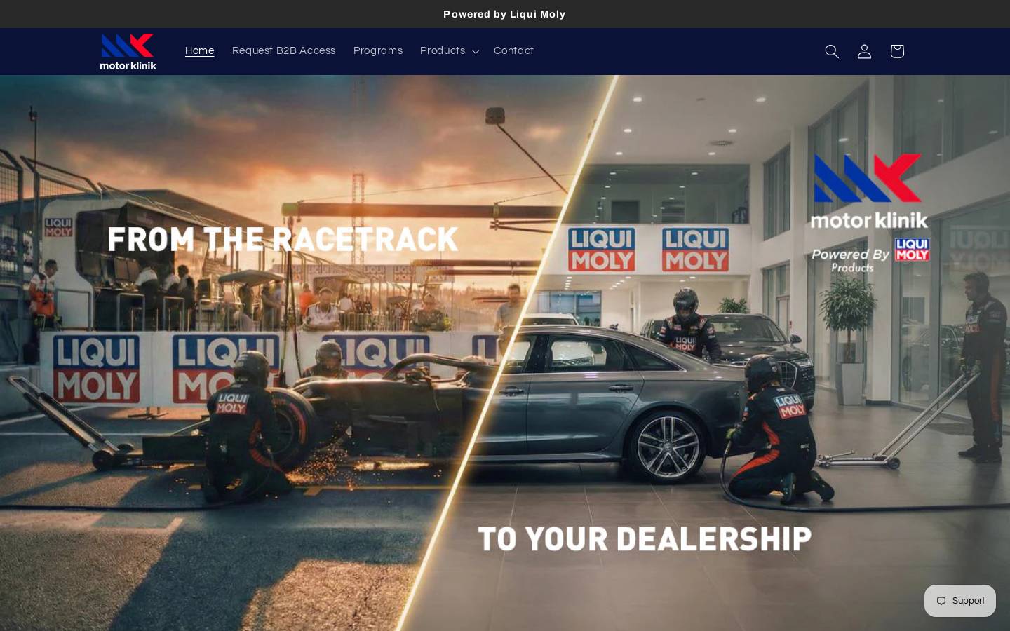 motorklinik.com homepage screenshot