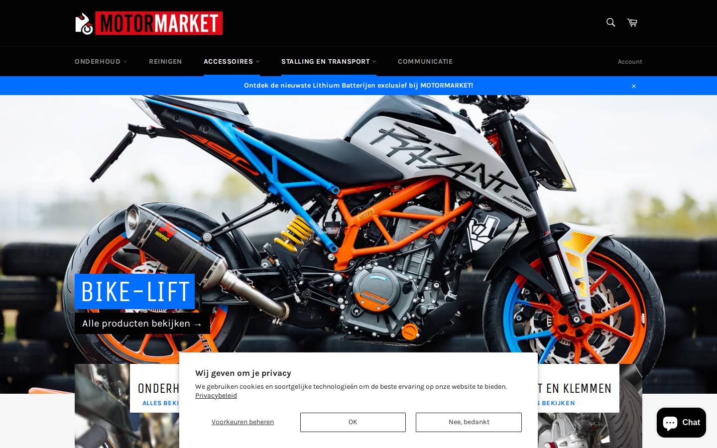Motormarket homepage screenshot