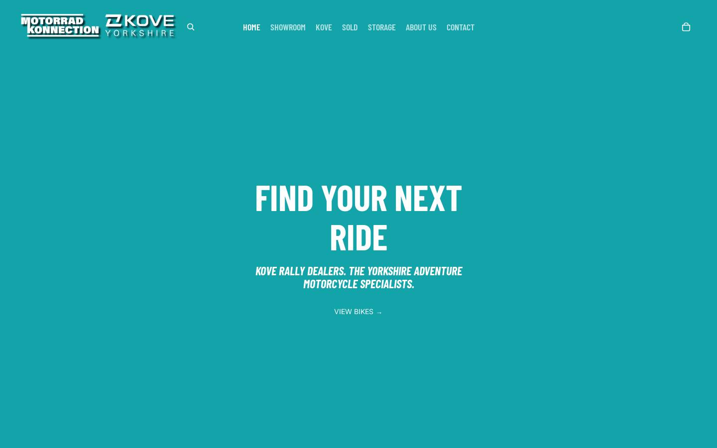 motorradkonnection.com homepage screenshot