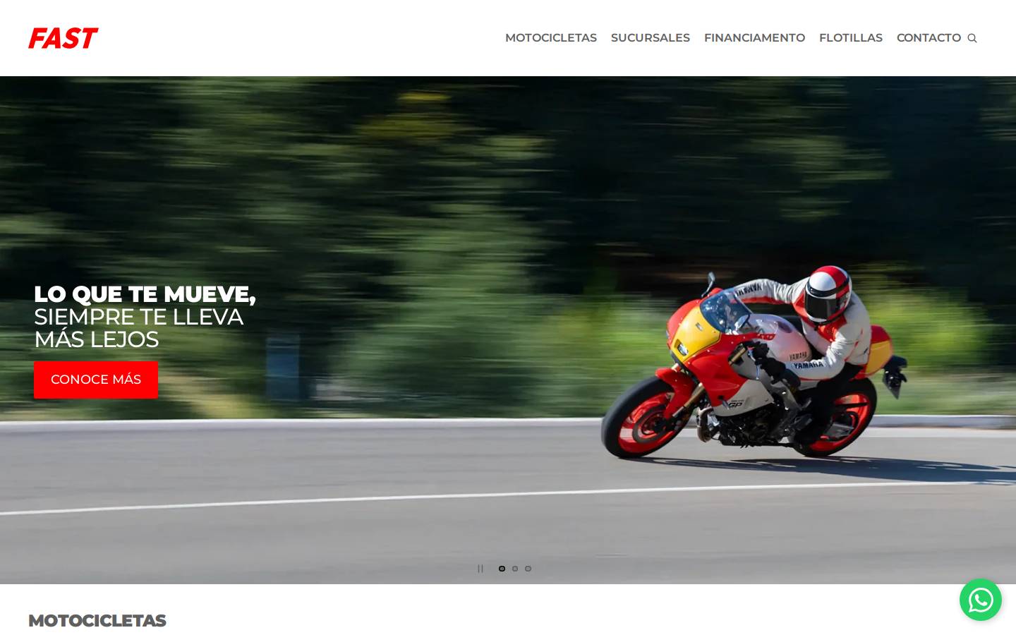 motosfast.com homepage screenshot