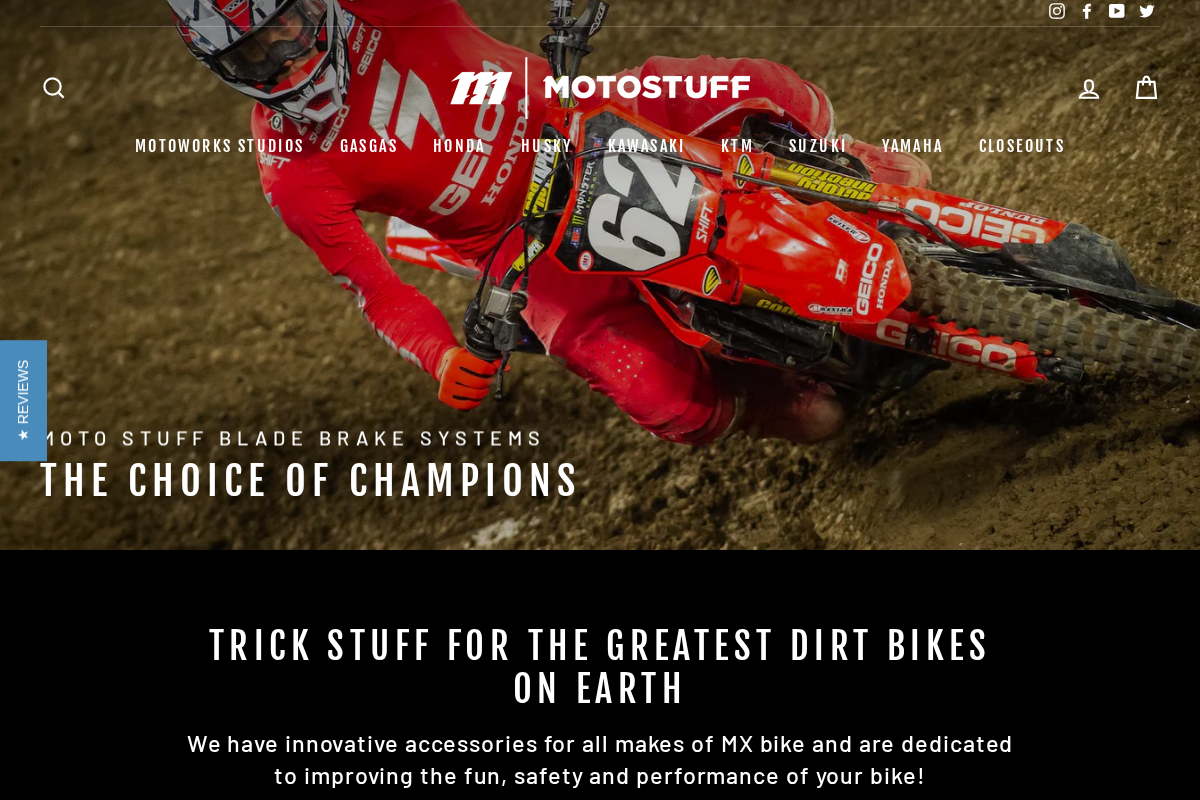 motostuff.com homepage screenshot
