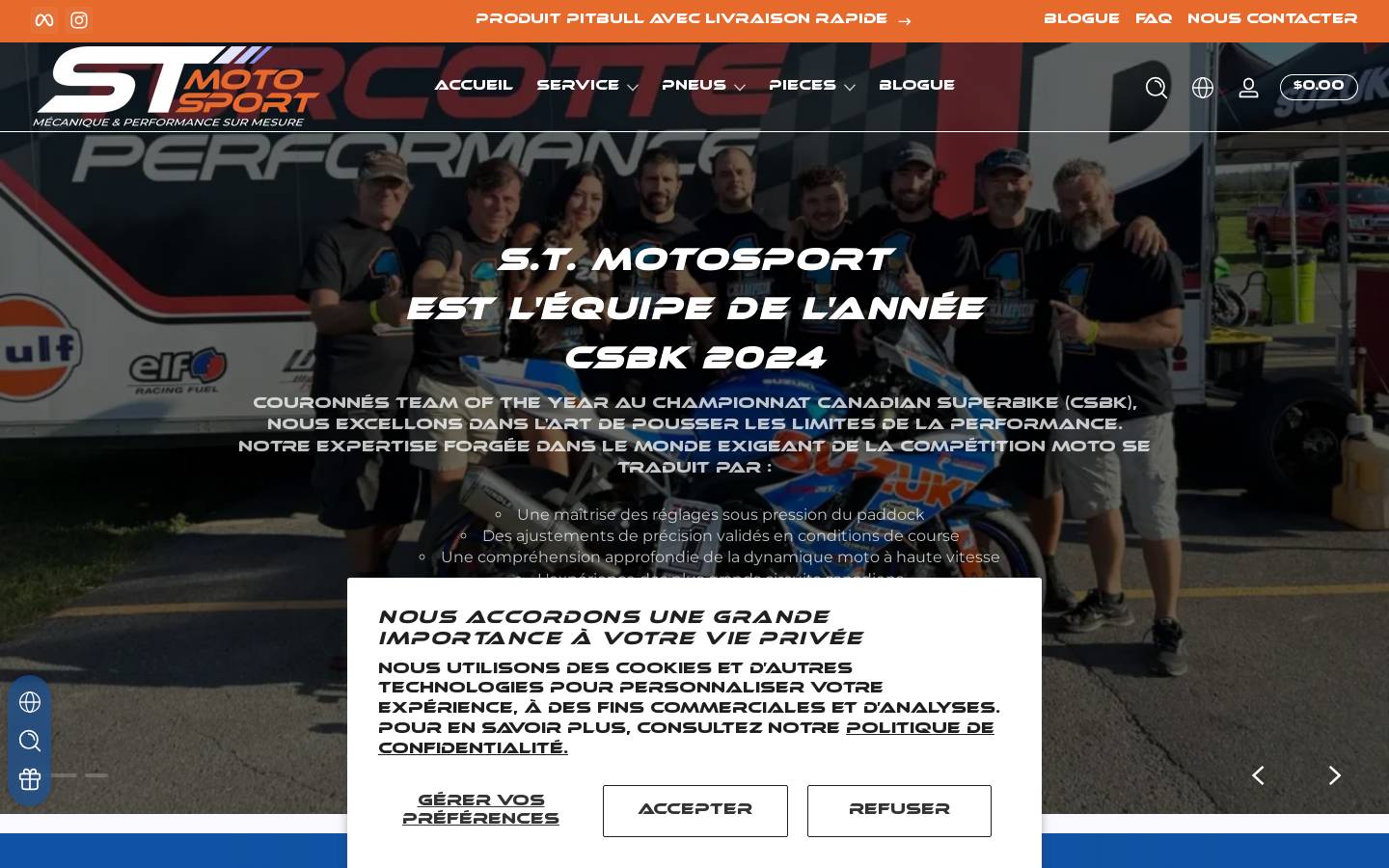 mototrainer.ca homepage screenshot