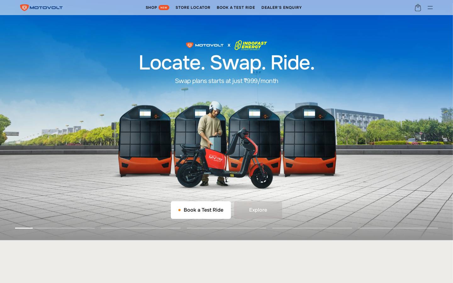 motovolt.co homepage screenshot