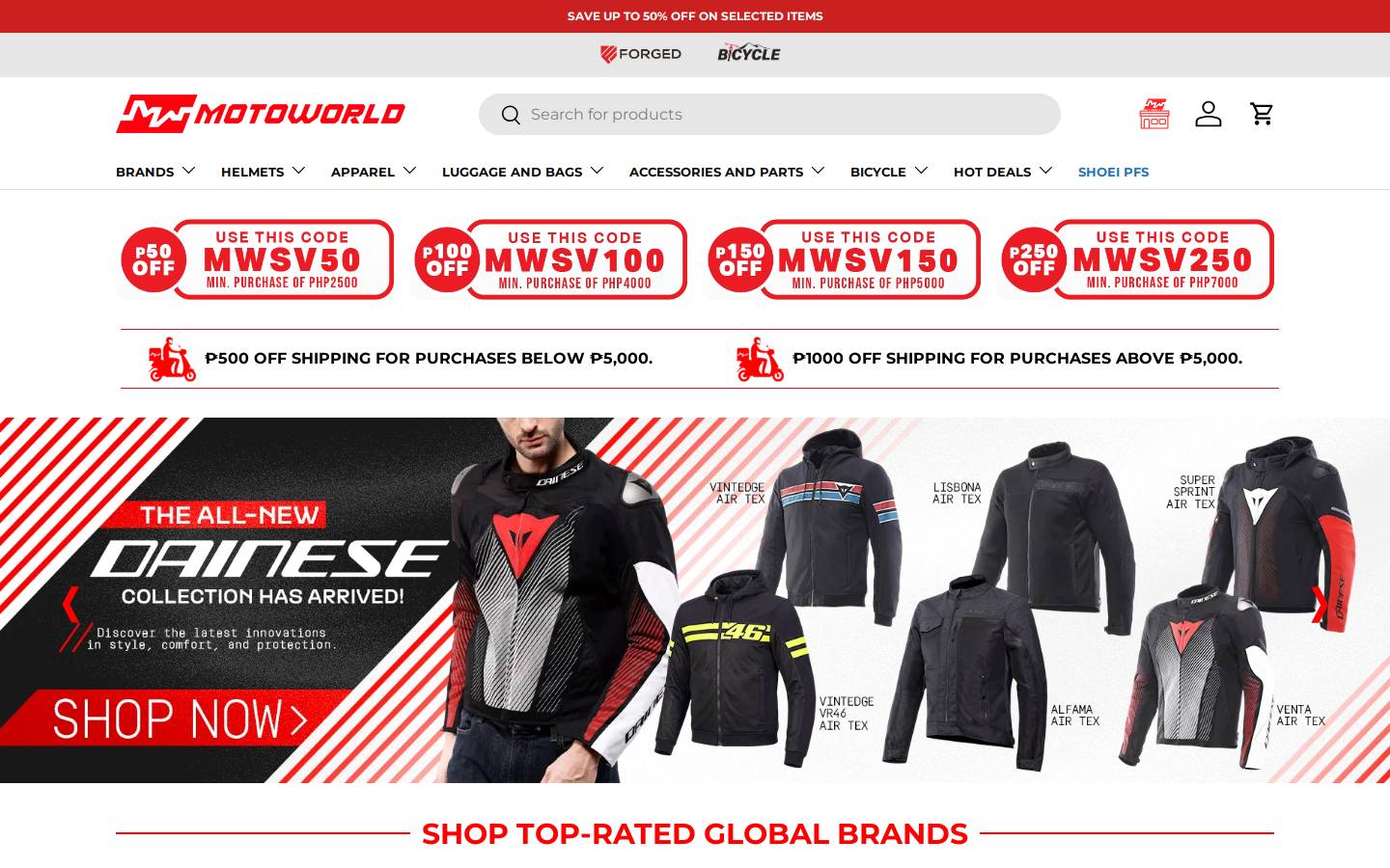 motoworld.com.ph homepage screenshot