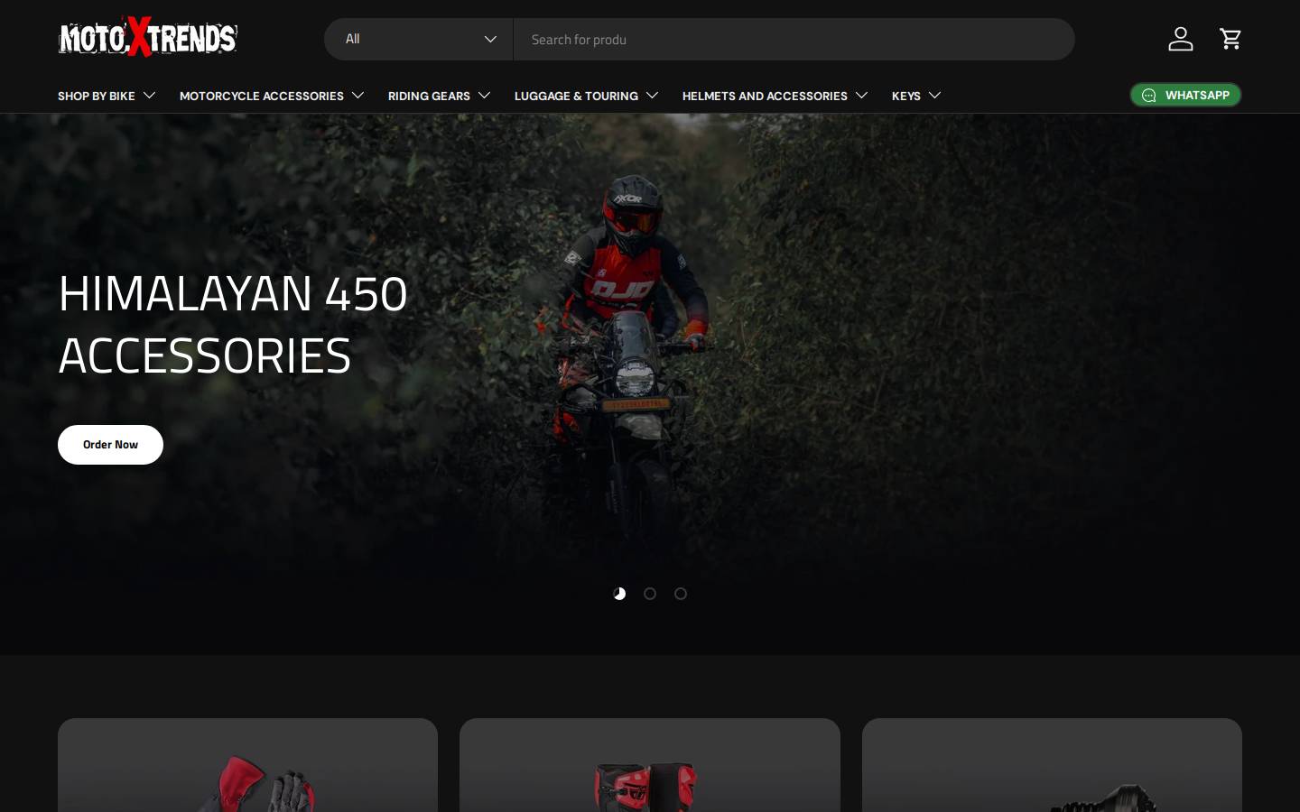 motoxtrends.com homepage screenshot