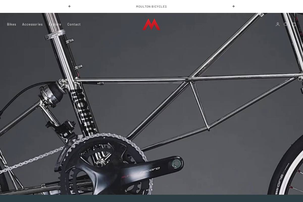 moultonbicycles.co.uk homepage screenshot
