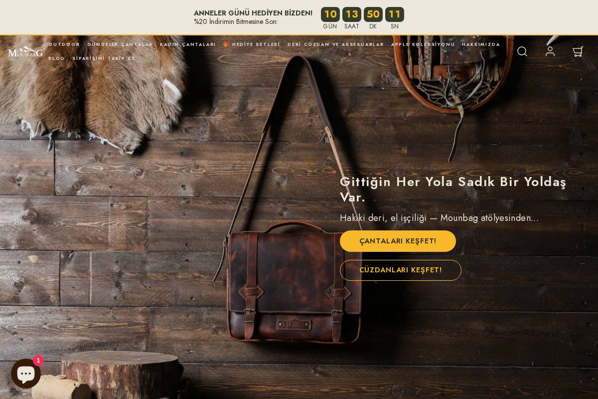 mounbag.com homepage screenshot