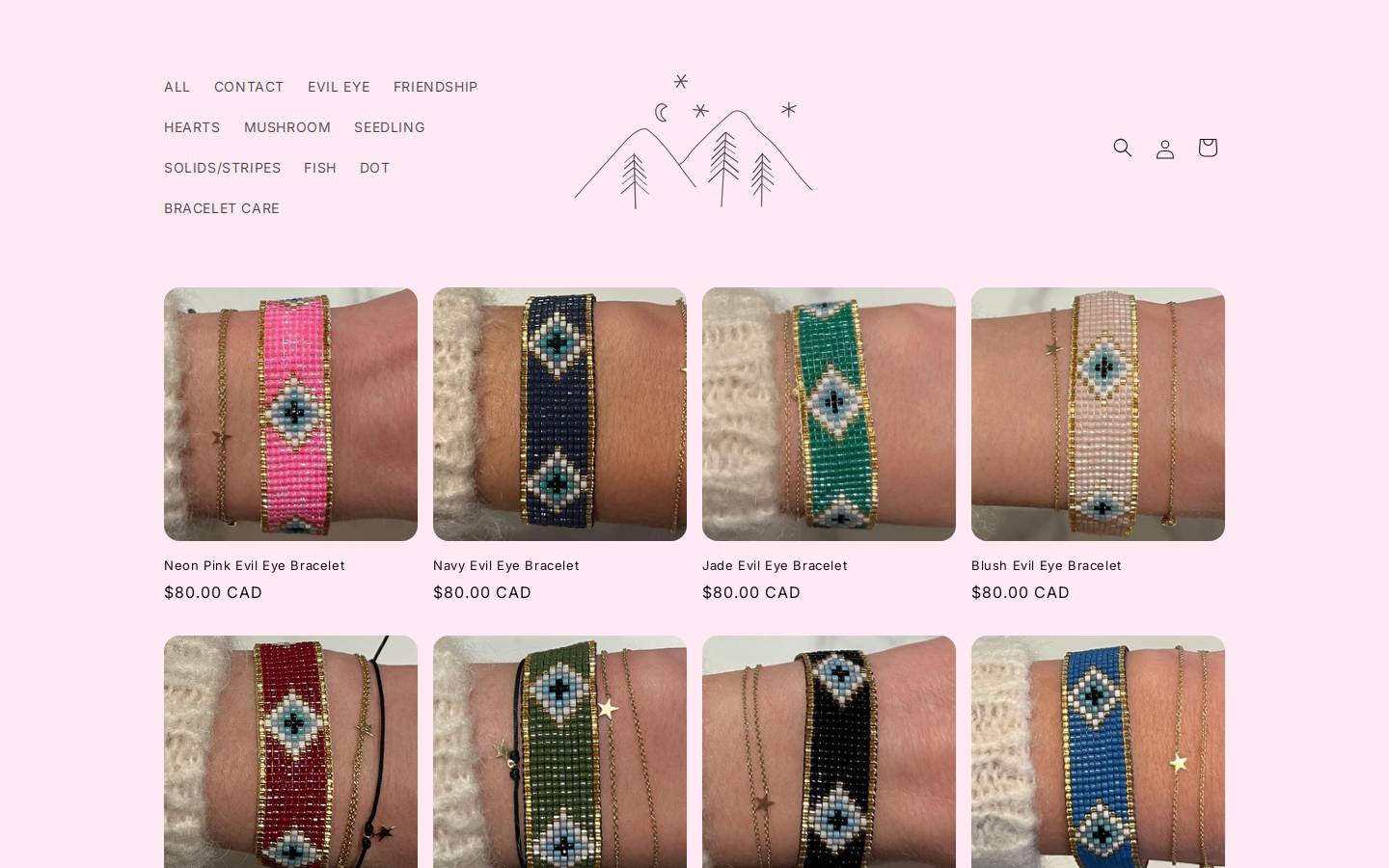 mountainbeadco.com homepage screenshot
