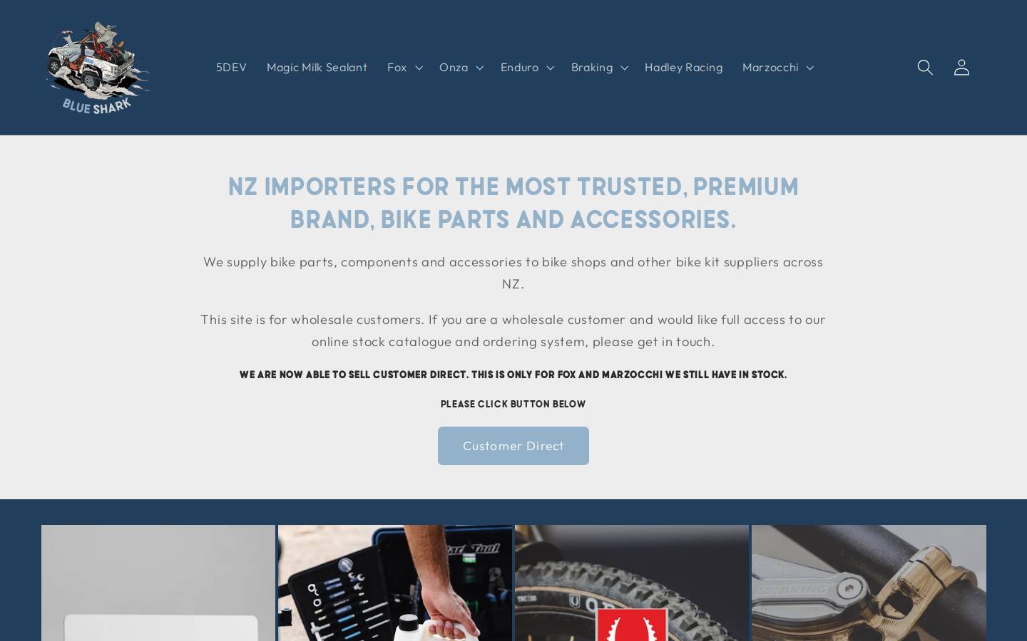 mountainbikes.nz homepage screenshot