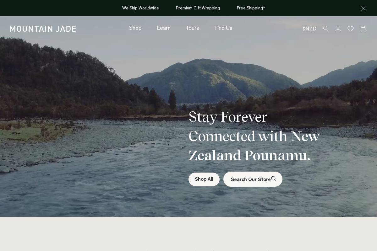 mountainjade.co.nz homepage screenshot