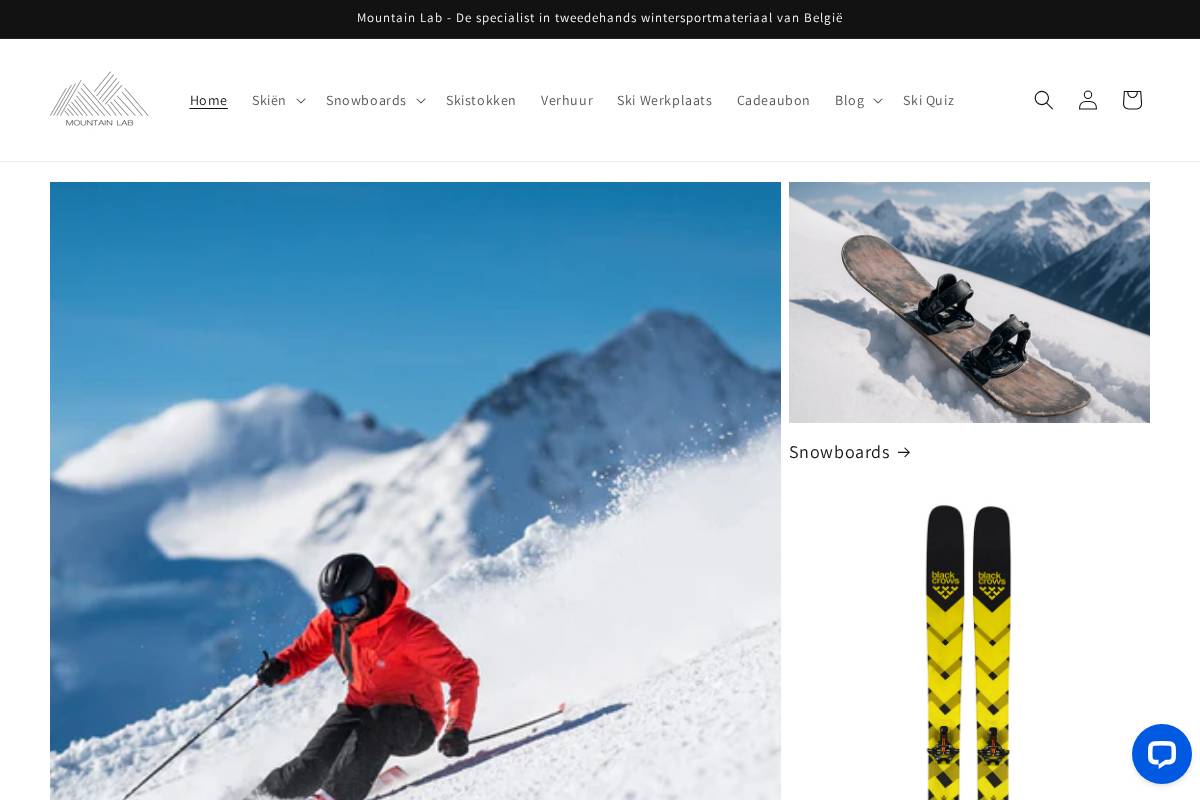 mountainlab.nl homepage screenshot