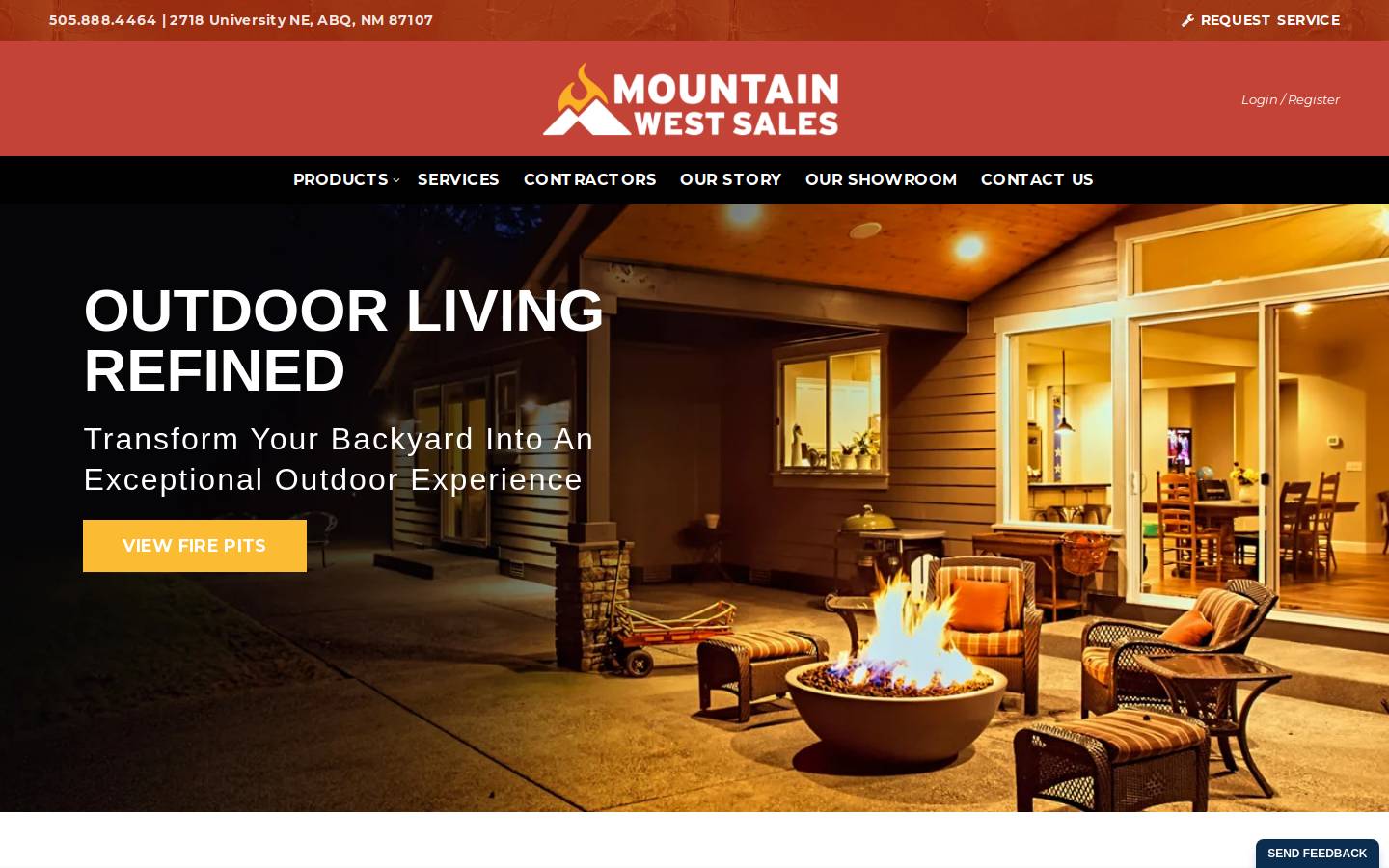 mountainwestsales.net homepage screenshot