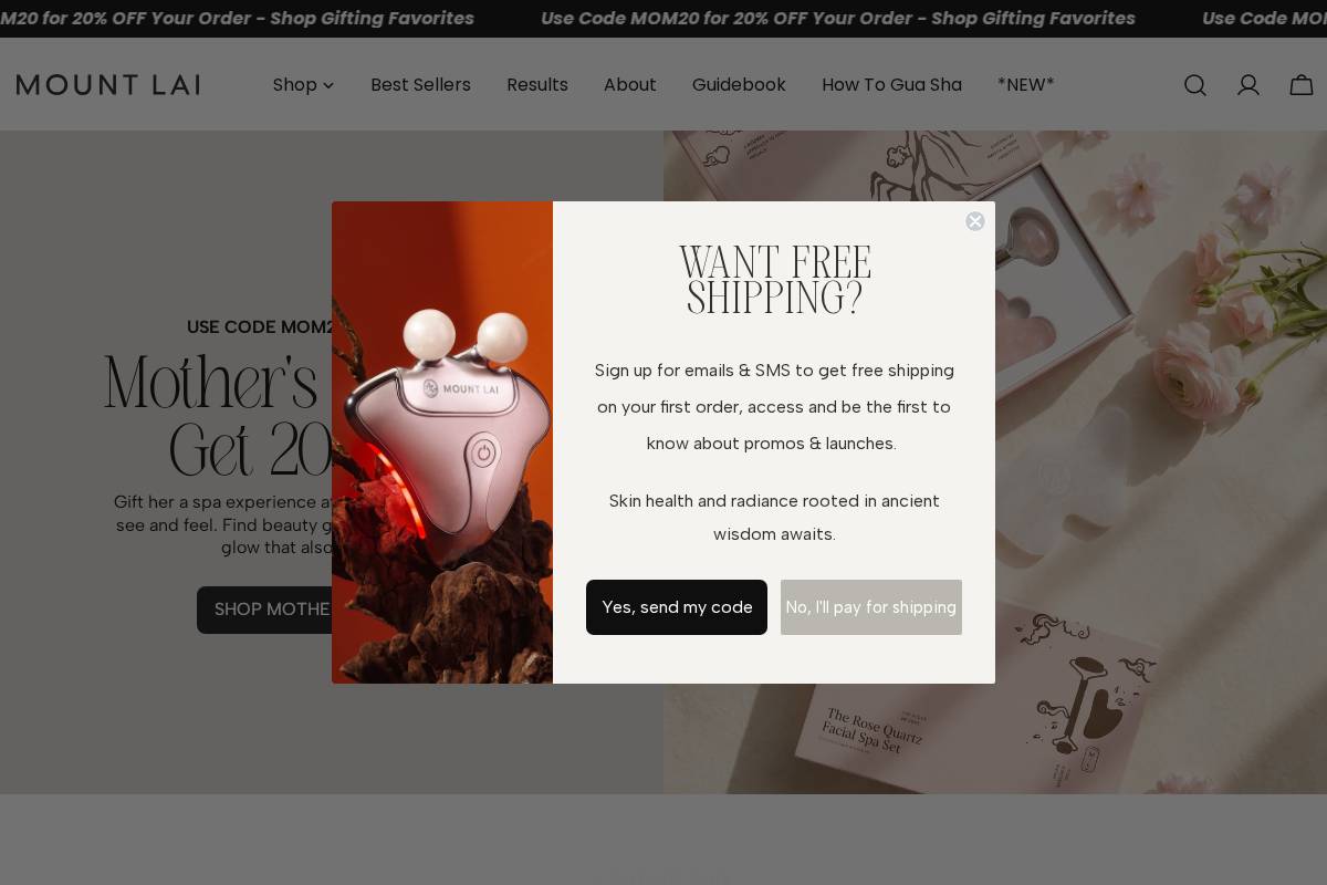 Mountlai homepage screenshot