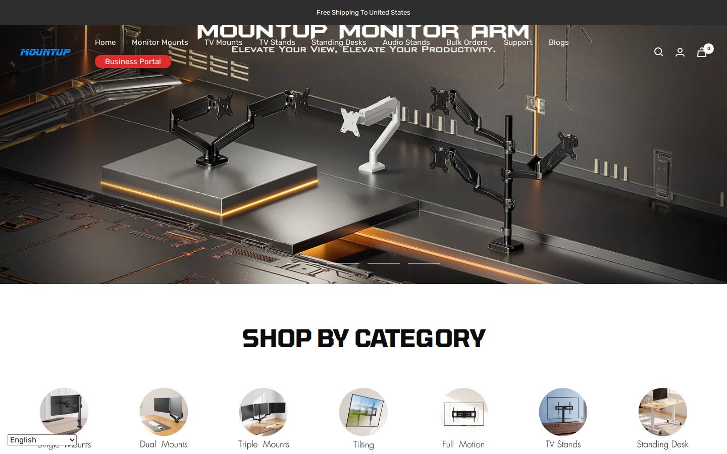 mountup.com homepage screenshot