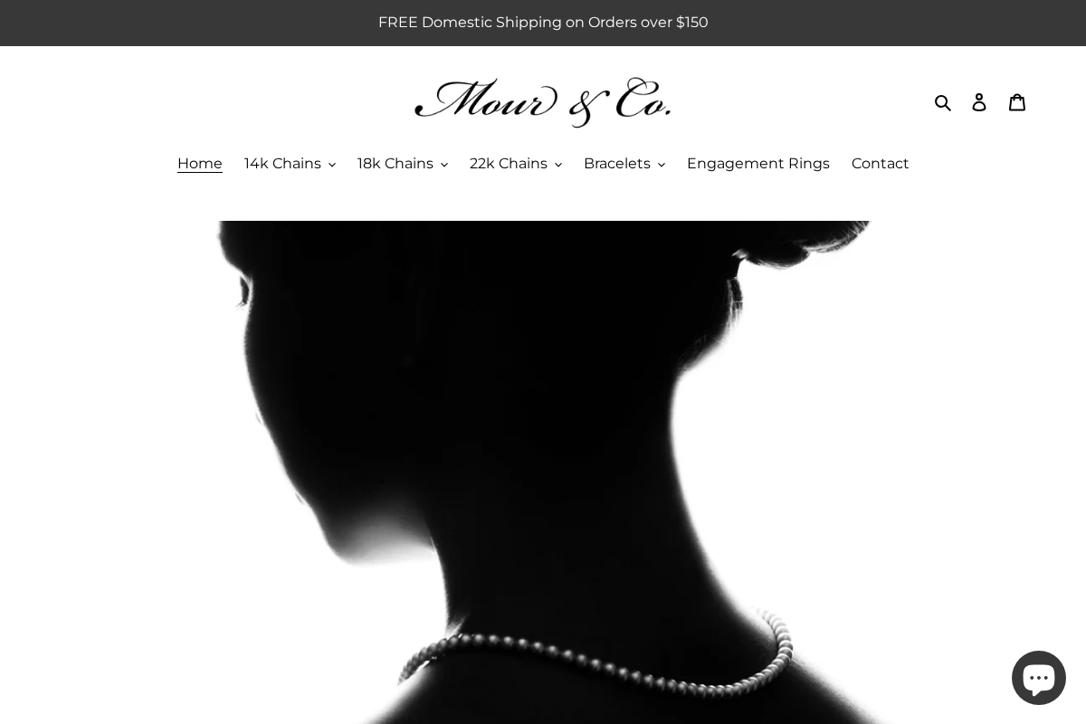 Mour & Co. homepage screenshot