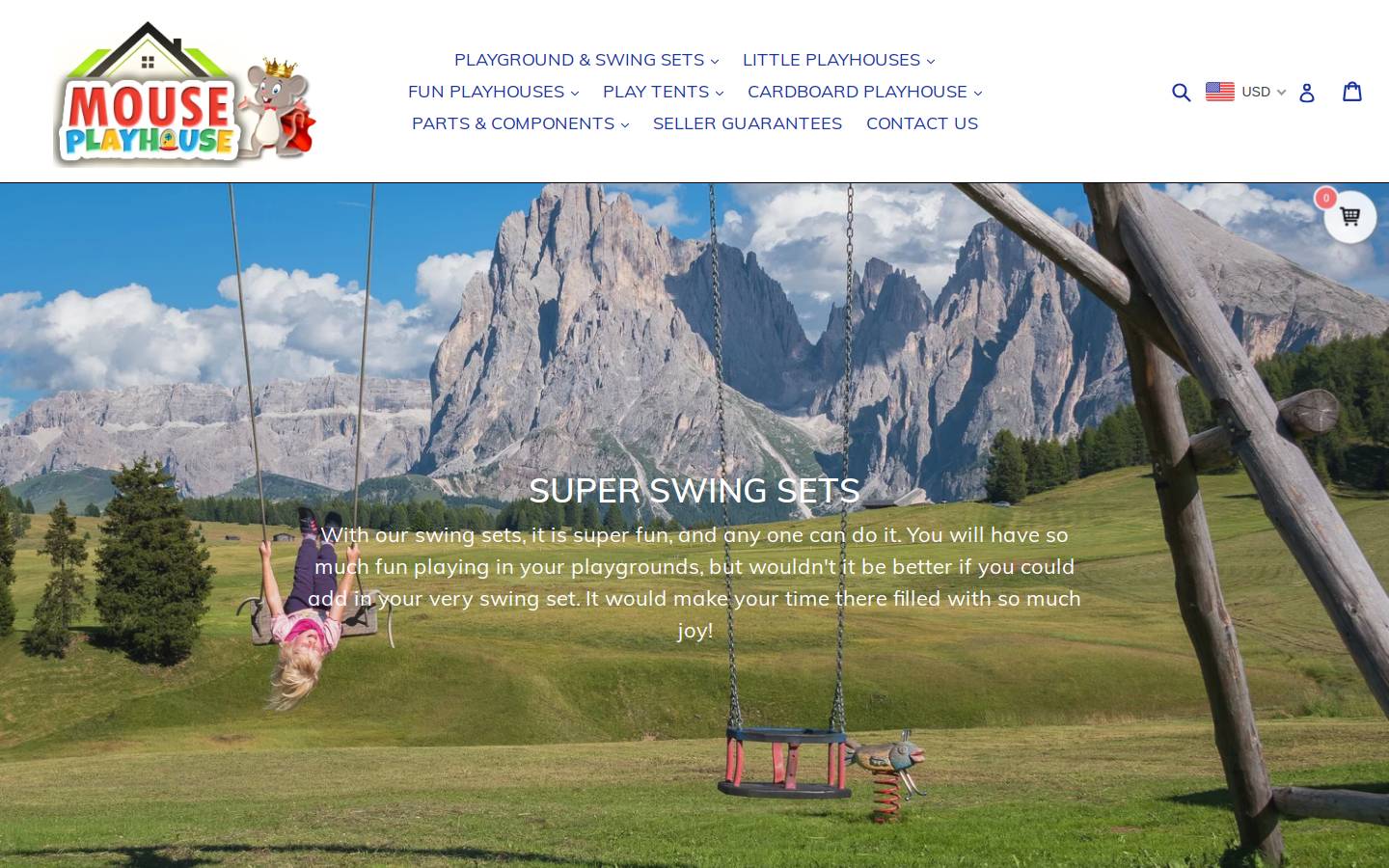mouseplayhouse.com homepage screenshot