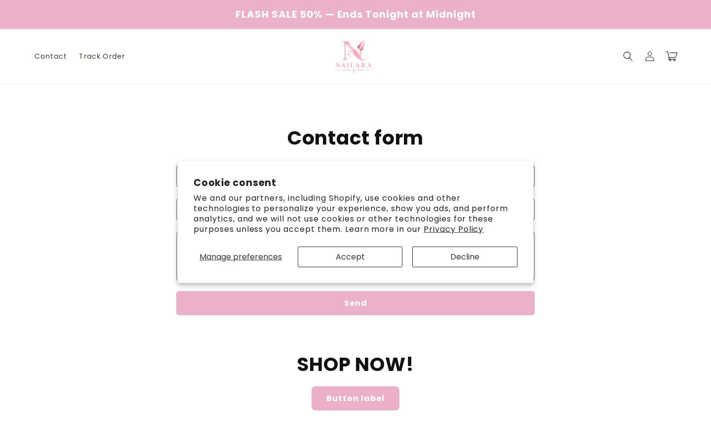 mouthalign.shop homepage screenshot