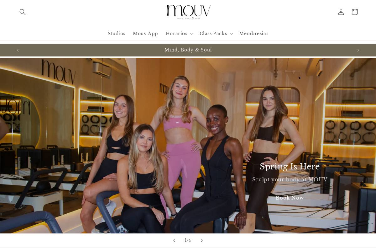 mouvstudio.com homepage screenshot