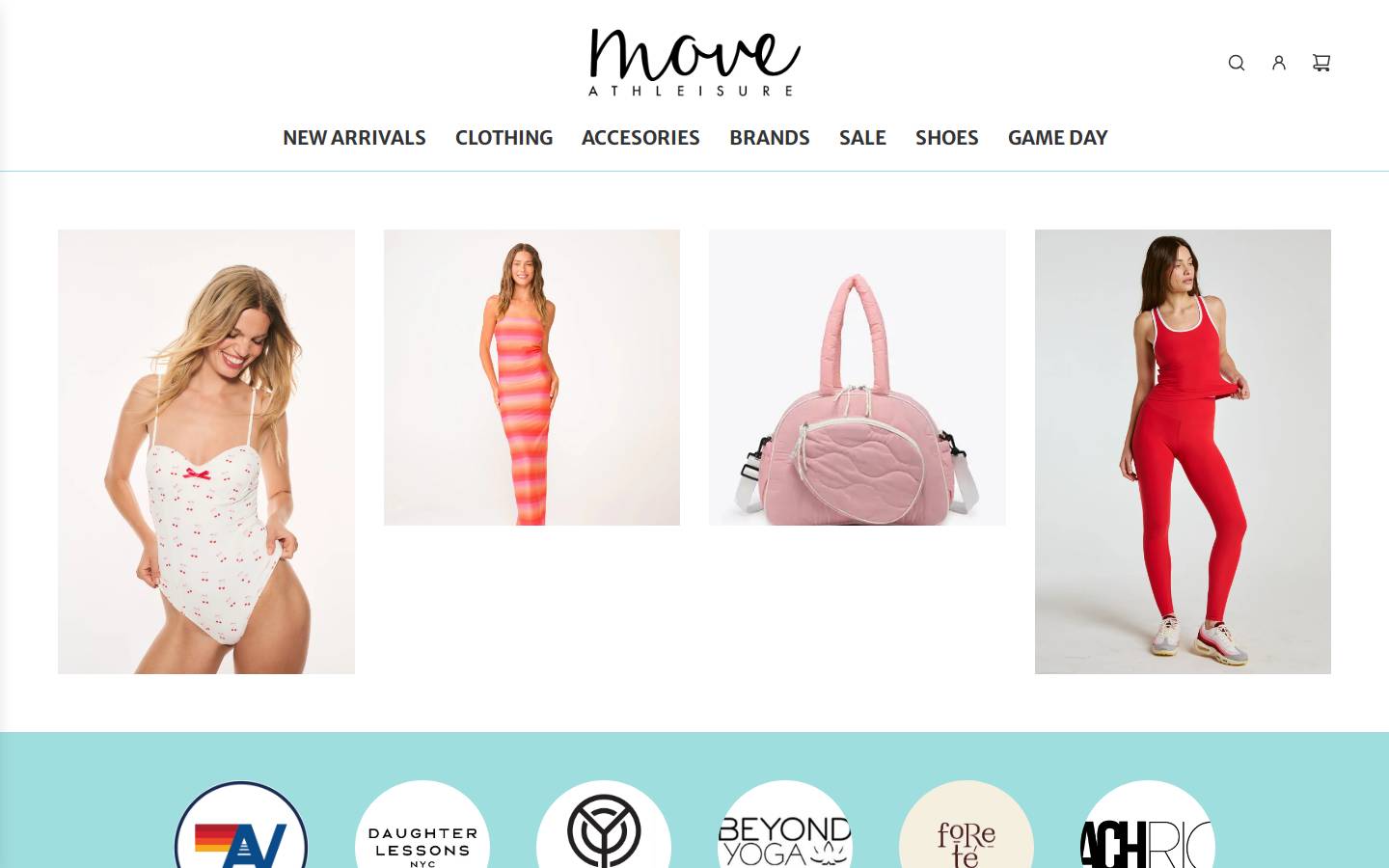 moveathleisure.com homepage screenshot
