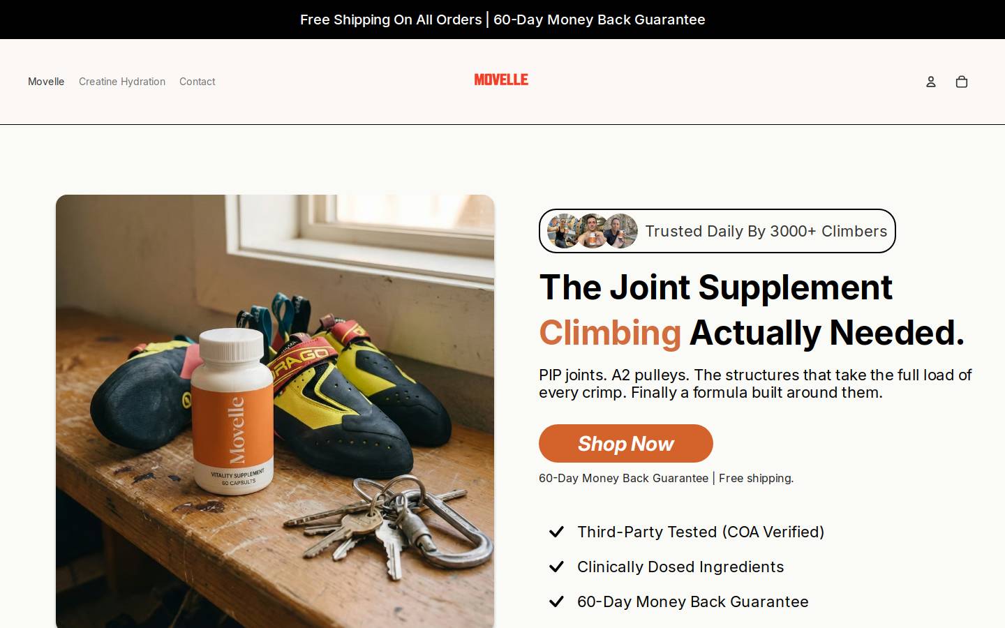 movelle.shop homepage screenshot