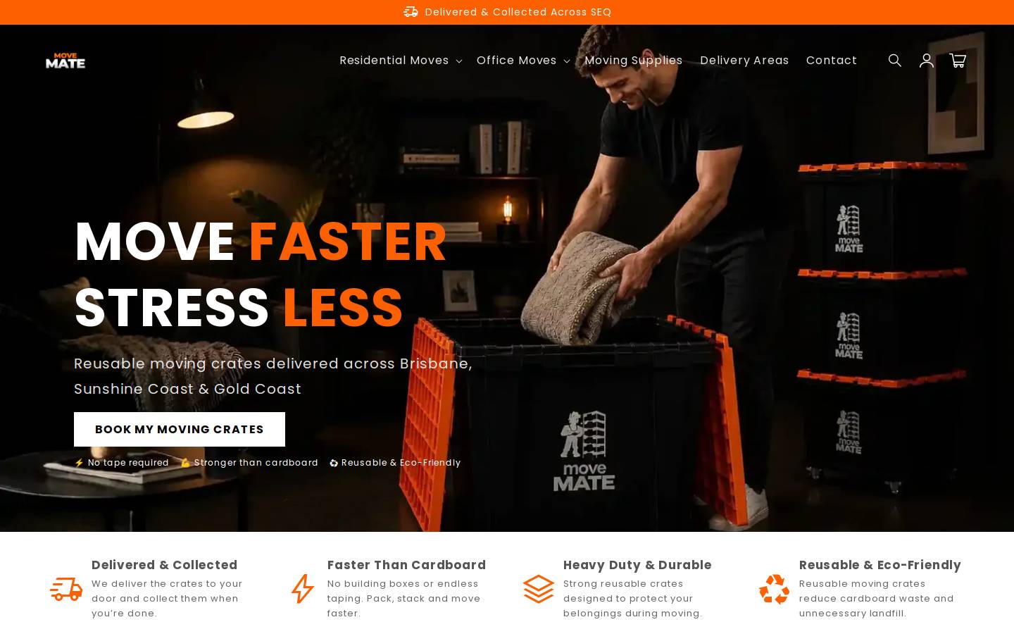 movemate.com.au homepage screenshot