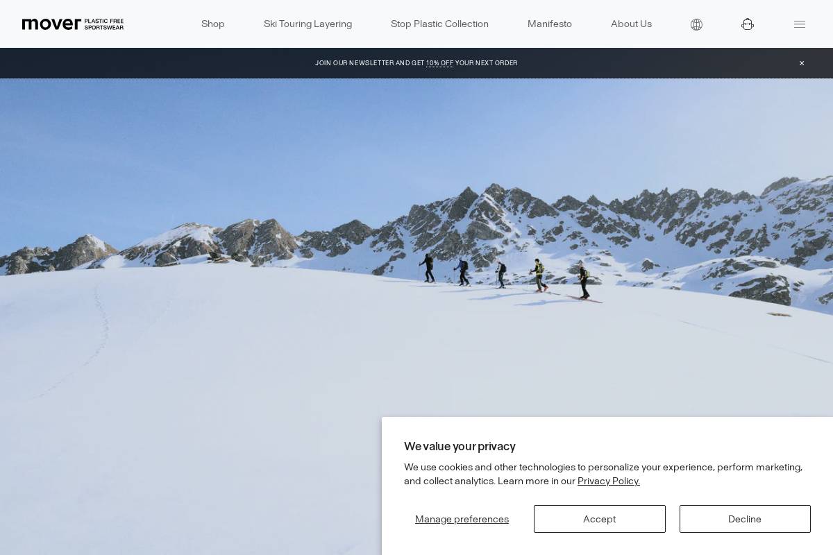 mover.eu homepage screenshot