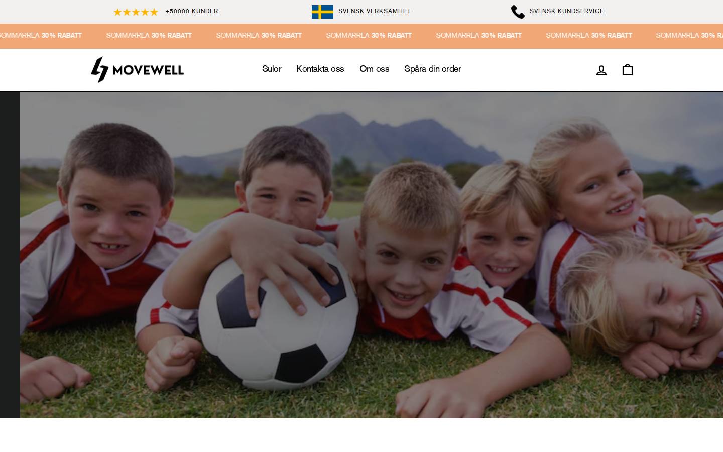 Movewell homepage screenshot