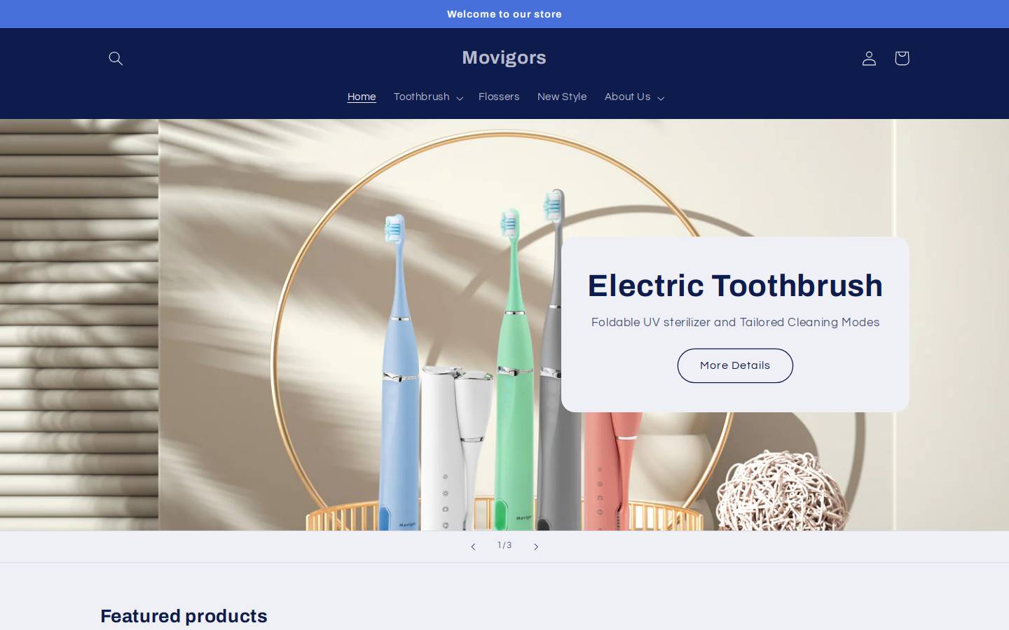 movigor.com homepage screenshot
