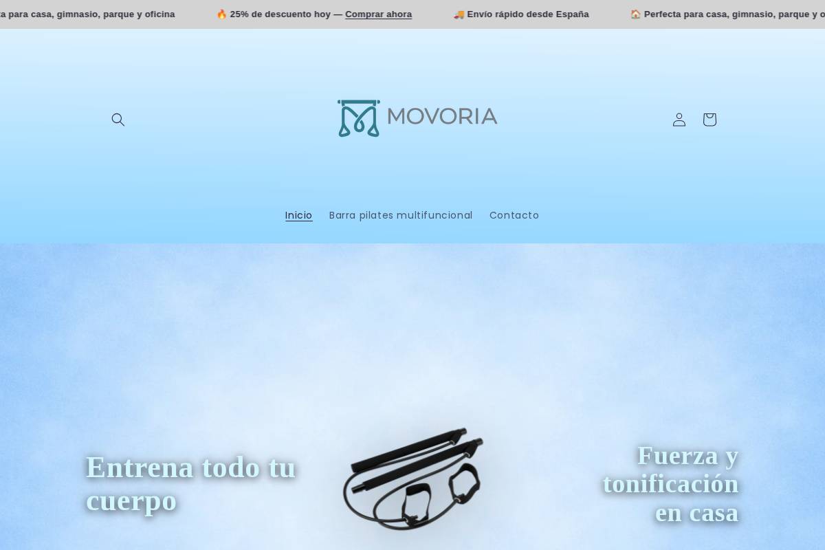 movoriago.com homepage screenshot