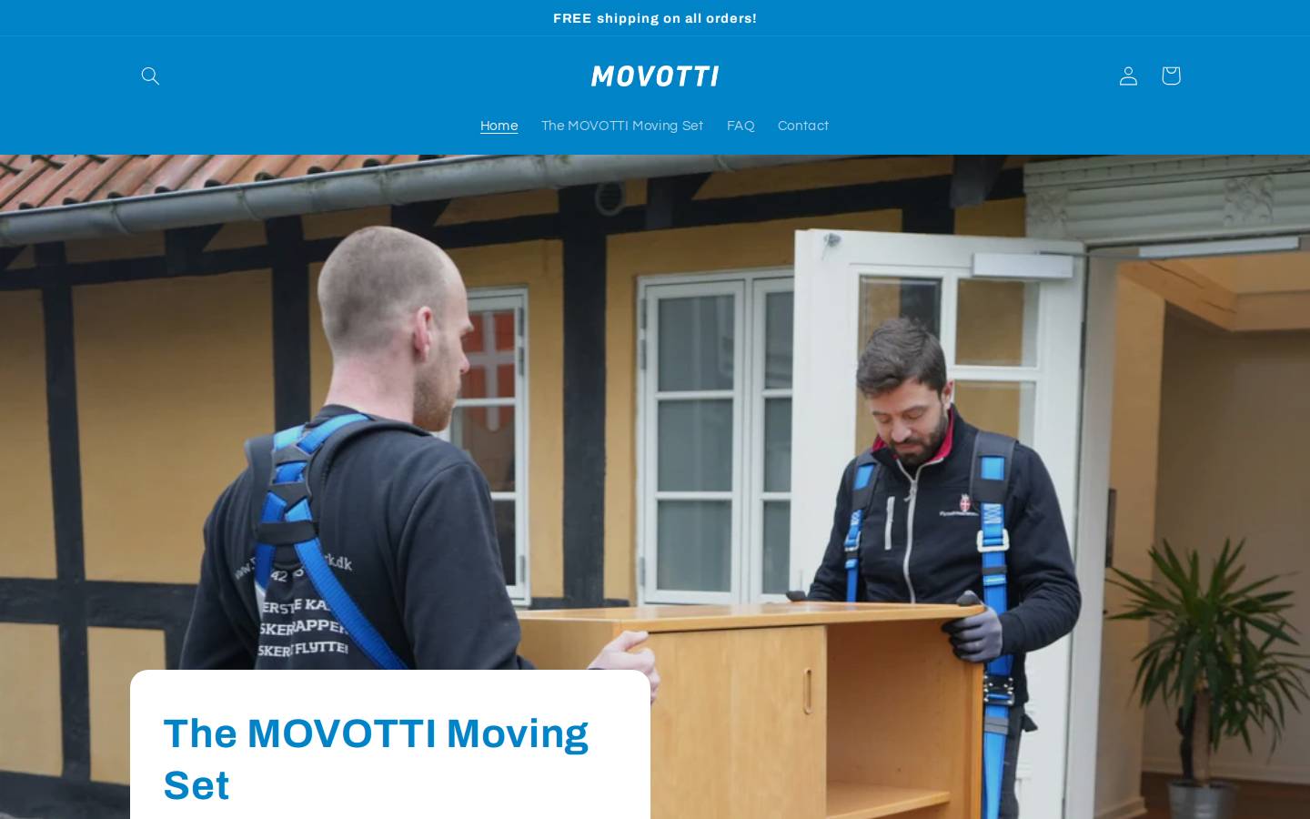 movotti.com homepage screenshot