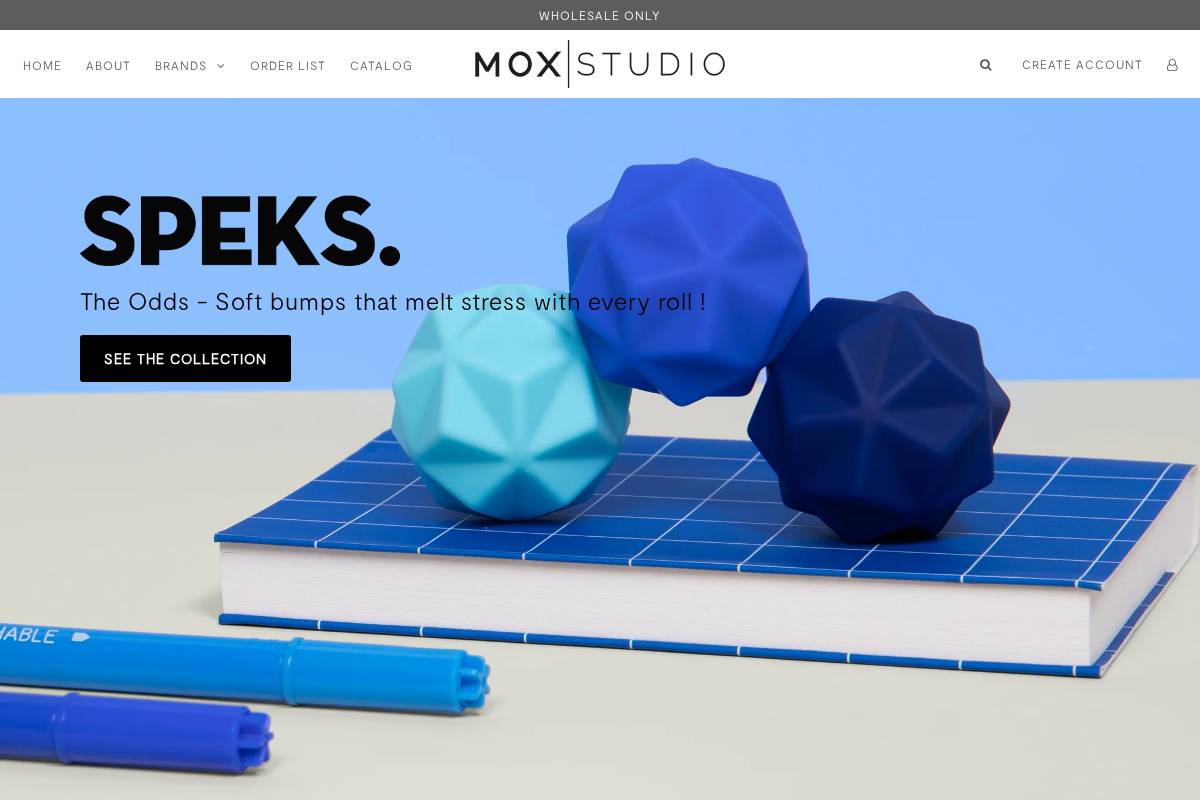 mox-studio.com homepage screenshot