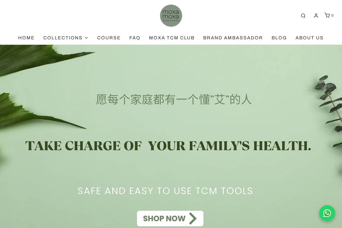 moxamoxatcm.com homepage screenshot