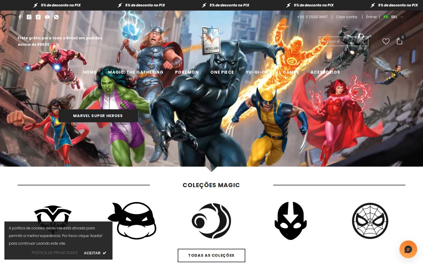 moxland.com homepage screenshot