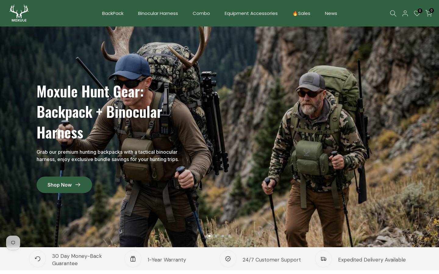 moxule.com homepage screenshot