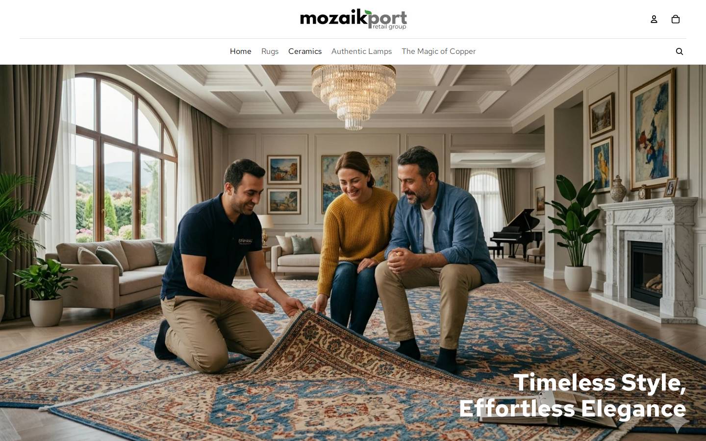 mozaikport.com homepage screenshot