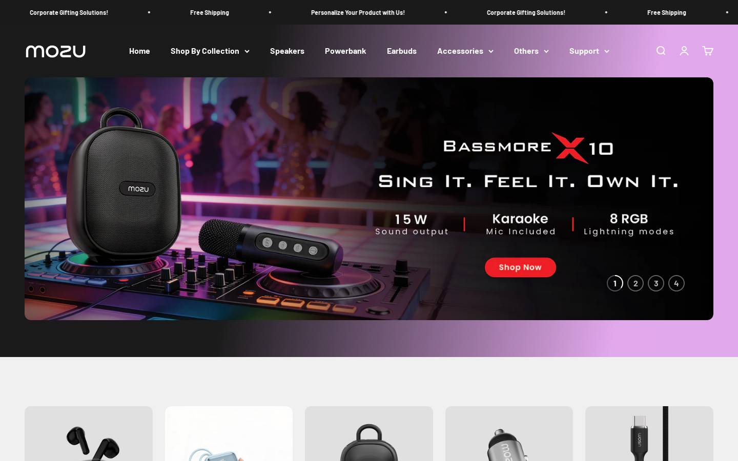 mozudesign.com homepage screenshot
