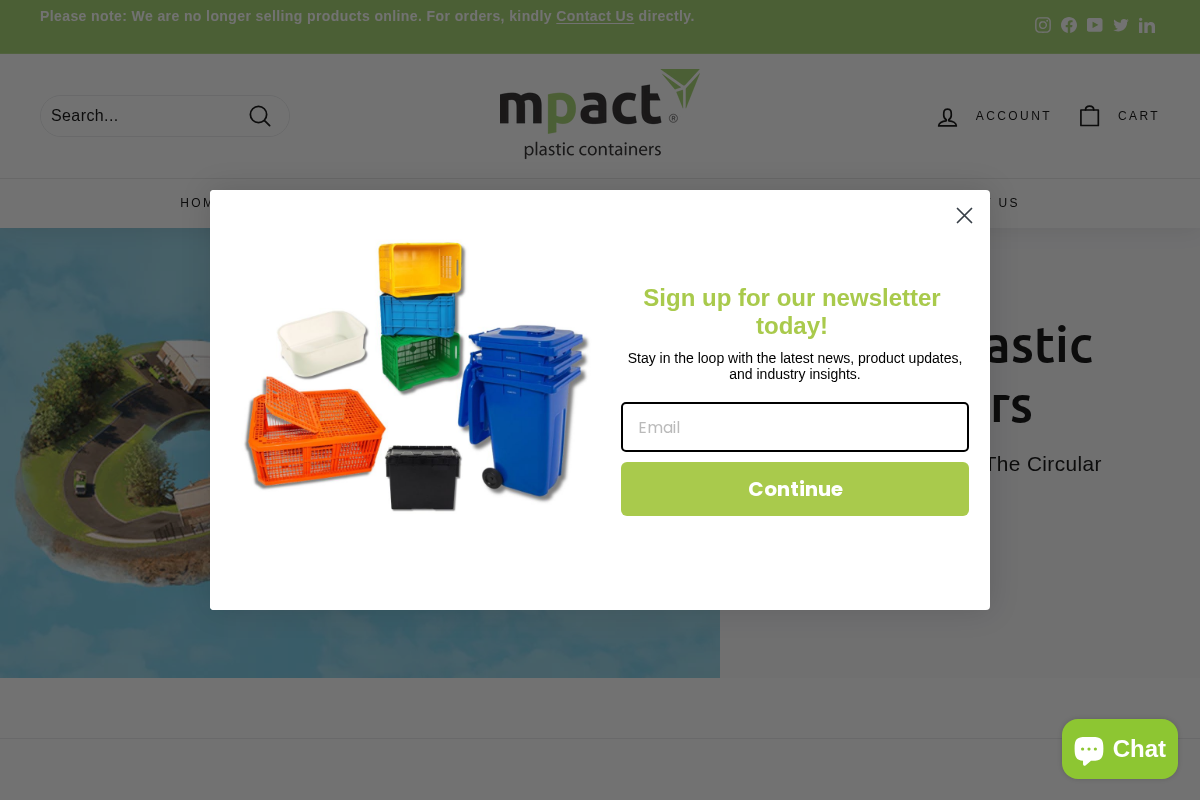 Mpact Plastic Containers Castleview Pty Ltd homepage screenshot