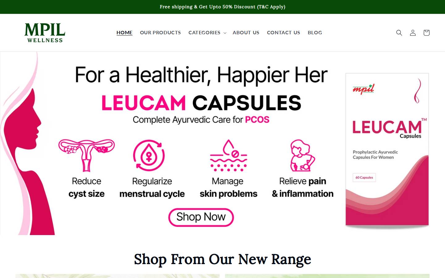 mpillwellness.com homepage screenshot