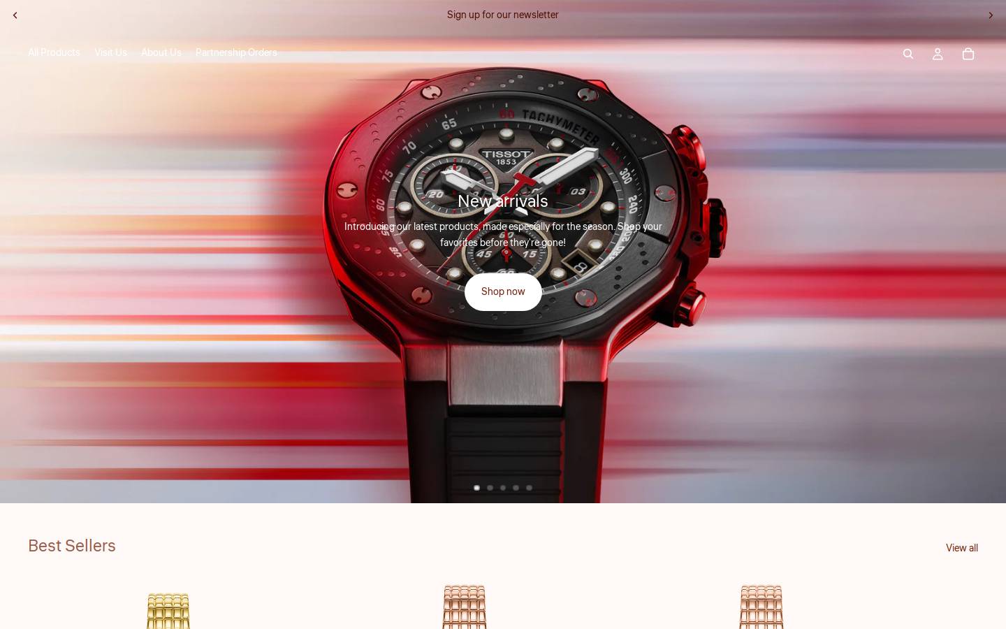 mptonlinestore.com homepage screenshot