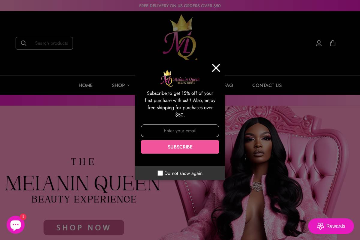 mqbsupply.com homepage screenshot