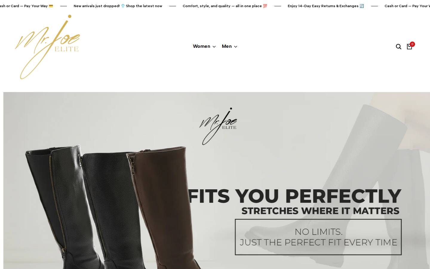 mr-joe.com homepage screenshot