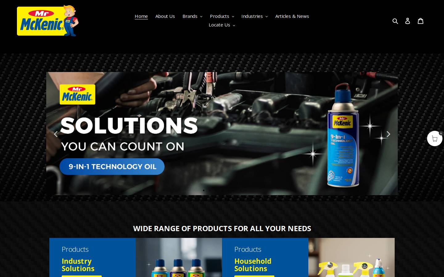 mr-mckenic.com homepage screenshot