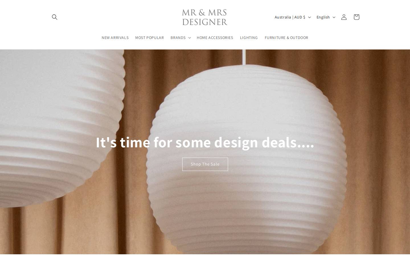 mrandmrsdesigner.com homepage screenshot