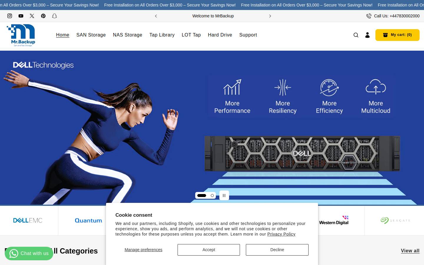 mrbackup.com homepage screenshot