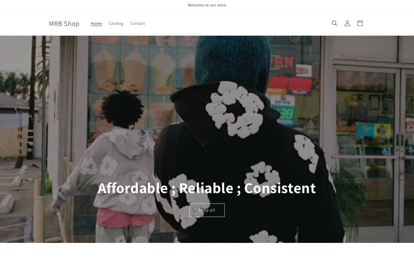 mrbshop.com homepage screenshot