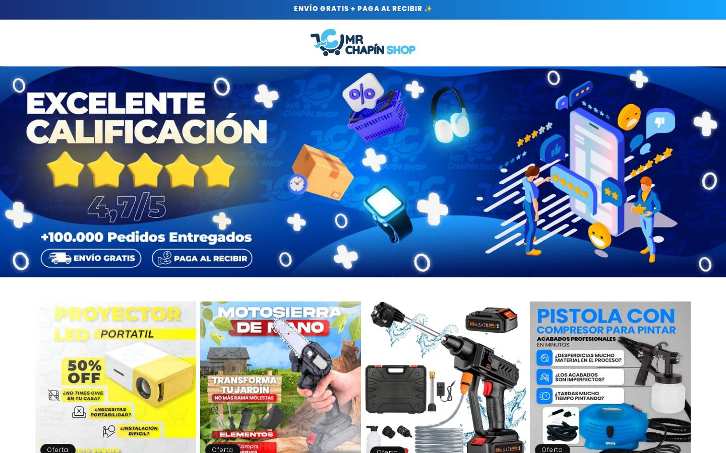 mrchapinshop.store homepage screenshot