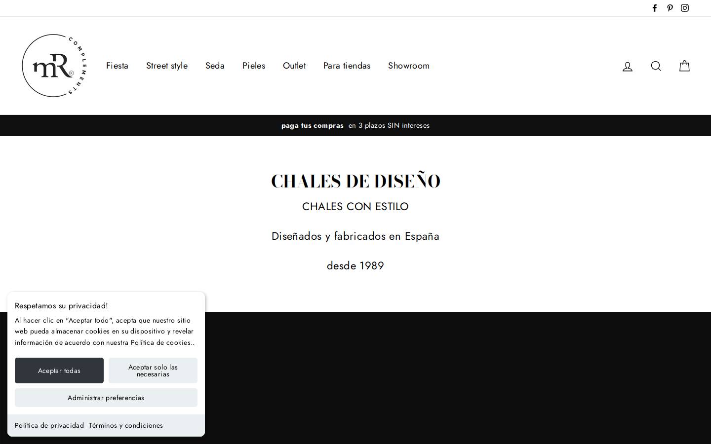 mrcomplements.com homepage screenshot
