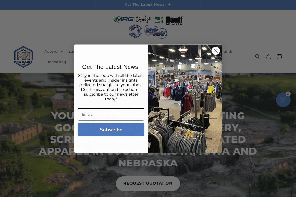 mrghauff.com homepage screenshot