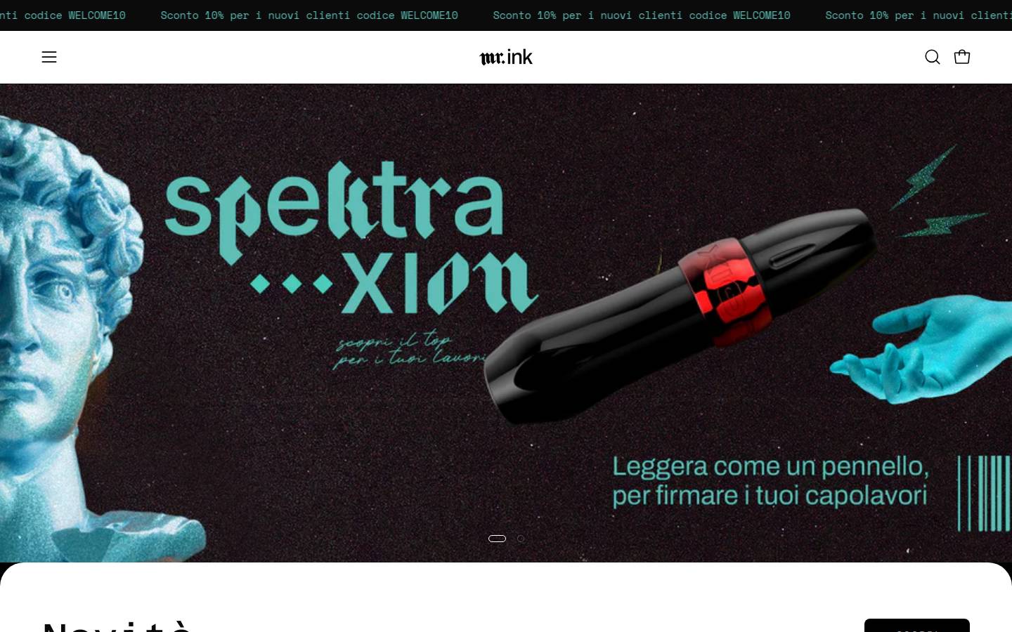 mrink.it homepage screenshot