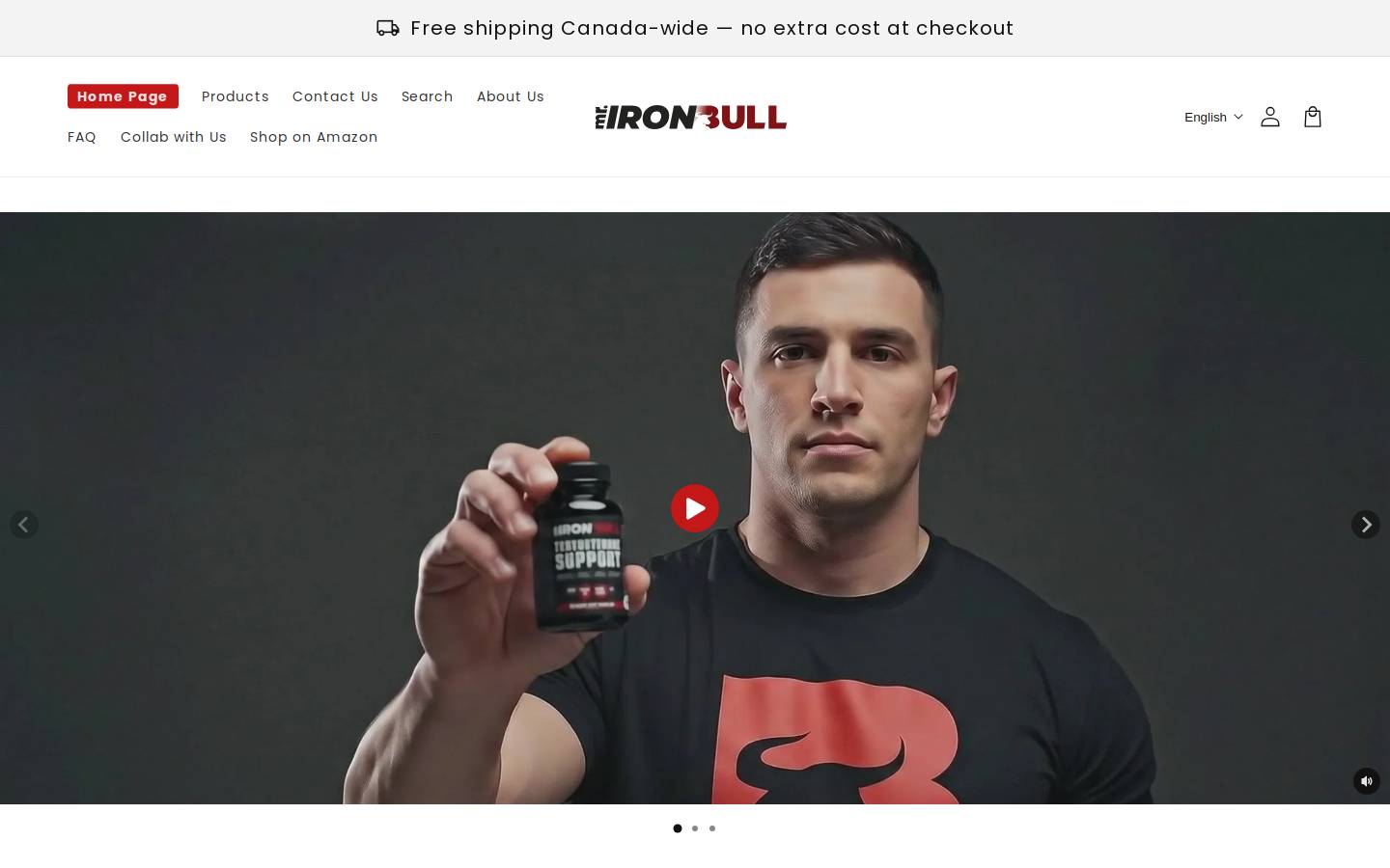mrironbull.com homepage screenshot